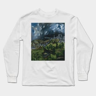 View of Toledo by El Greco Long Sleeve T-Shirt